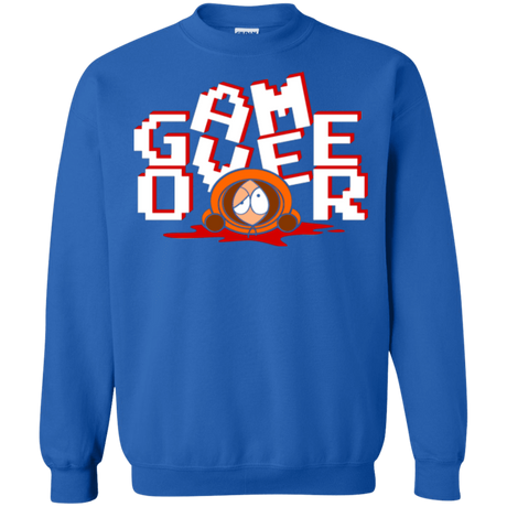 Sweatshirts Royal / Small Game over Crewneck Sweatshirt