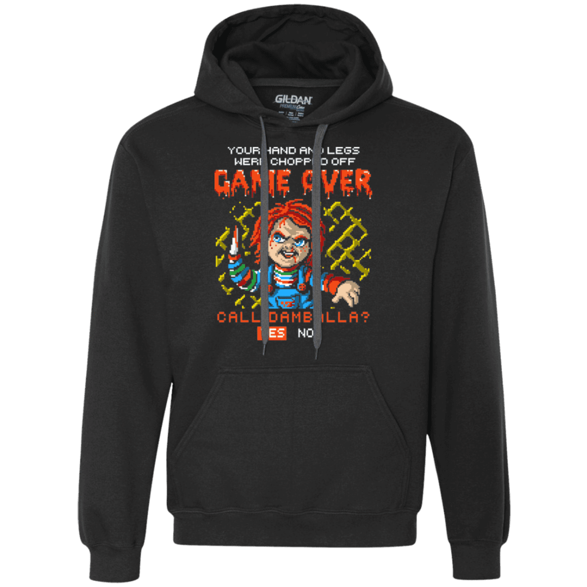 Sweatshirts Black / S Game Over Premium Fleece Hoodie