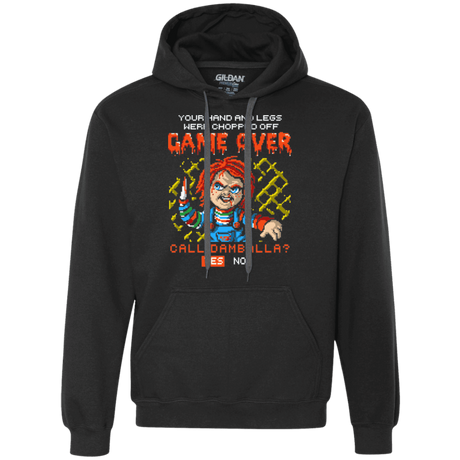 Sweatshirts Black / S Game Over Premium Fleece Hoodie