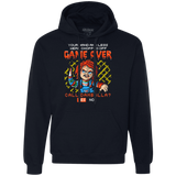 Sweatshirts Navy / S Game Over Premium Fleece Hoodie