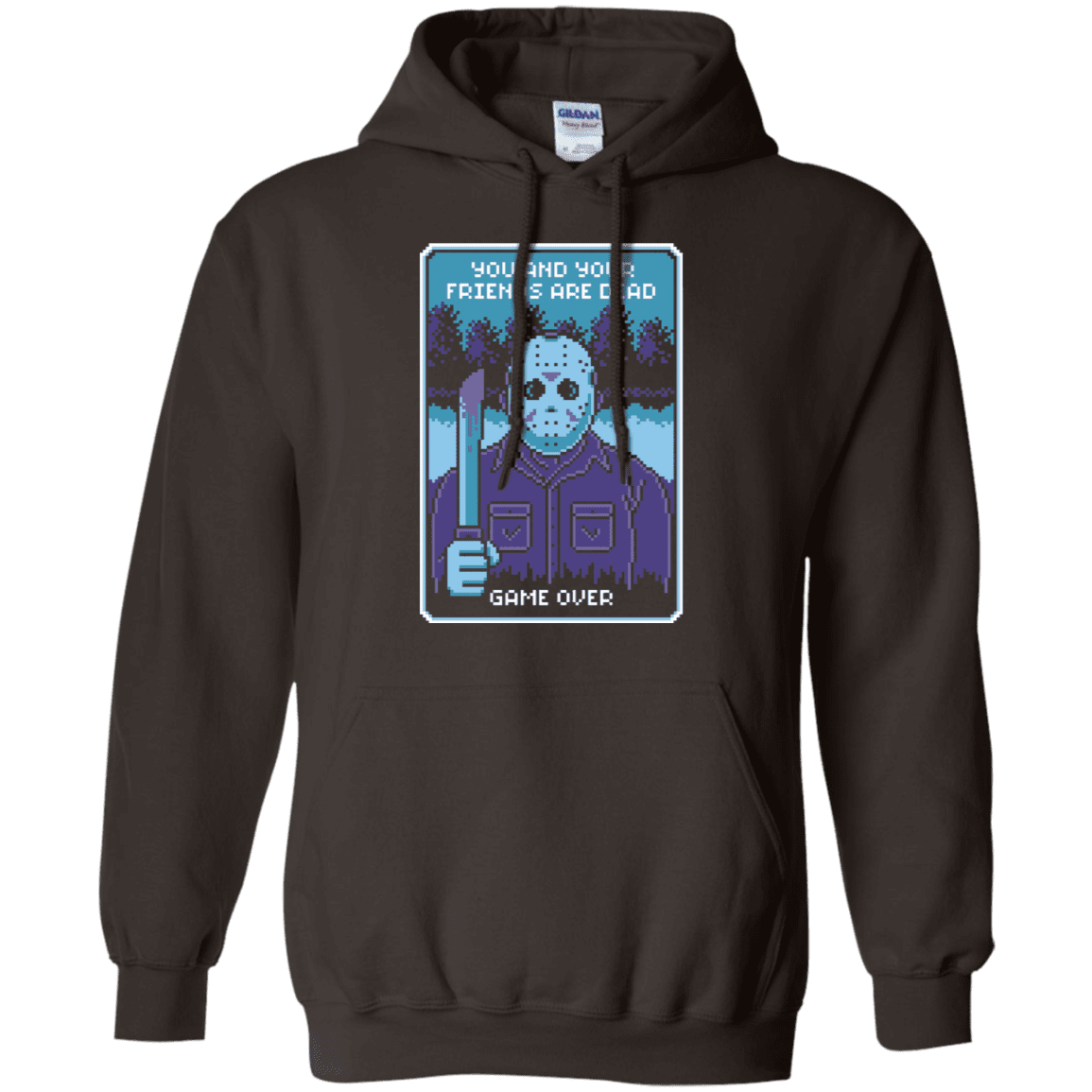 Sweatshirts Dark Chocolate / S Game Over Pullover Hoodie