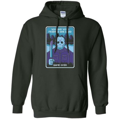 Sweatshirts Forest Green / S Game Over Pullover Hoodie