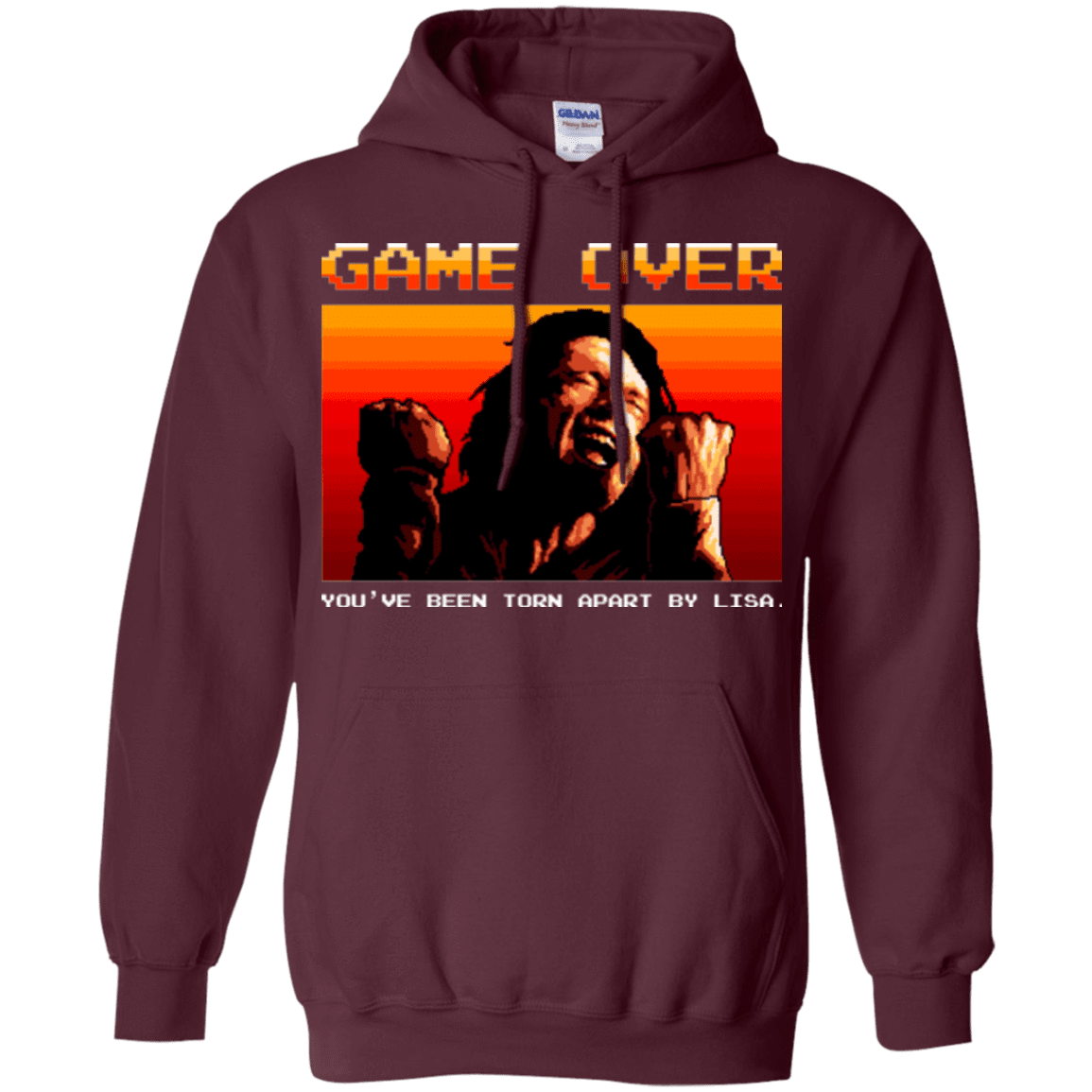Sweatshirts Maroon / Small Game Over Pullover Hoodie