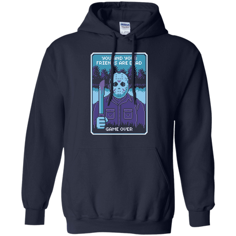 Sweatshirts Navy / S Game Over Pullover Hoodie