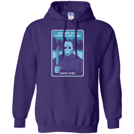 Sweatshirts Purple / S Game Over Pullover Hoodie