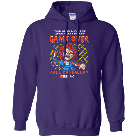 Sweatshirts Purple / S Game Over Pullover Hoodie