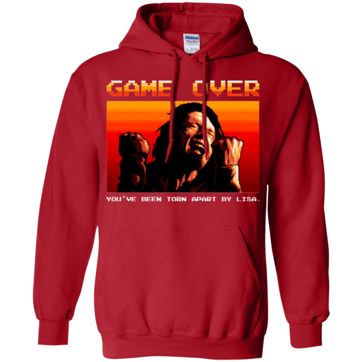 Sweatshirts Red / Small Game Over Pullover Hoodie