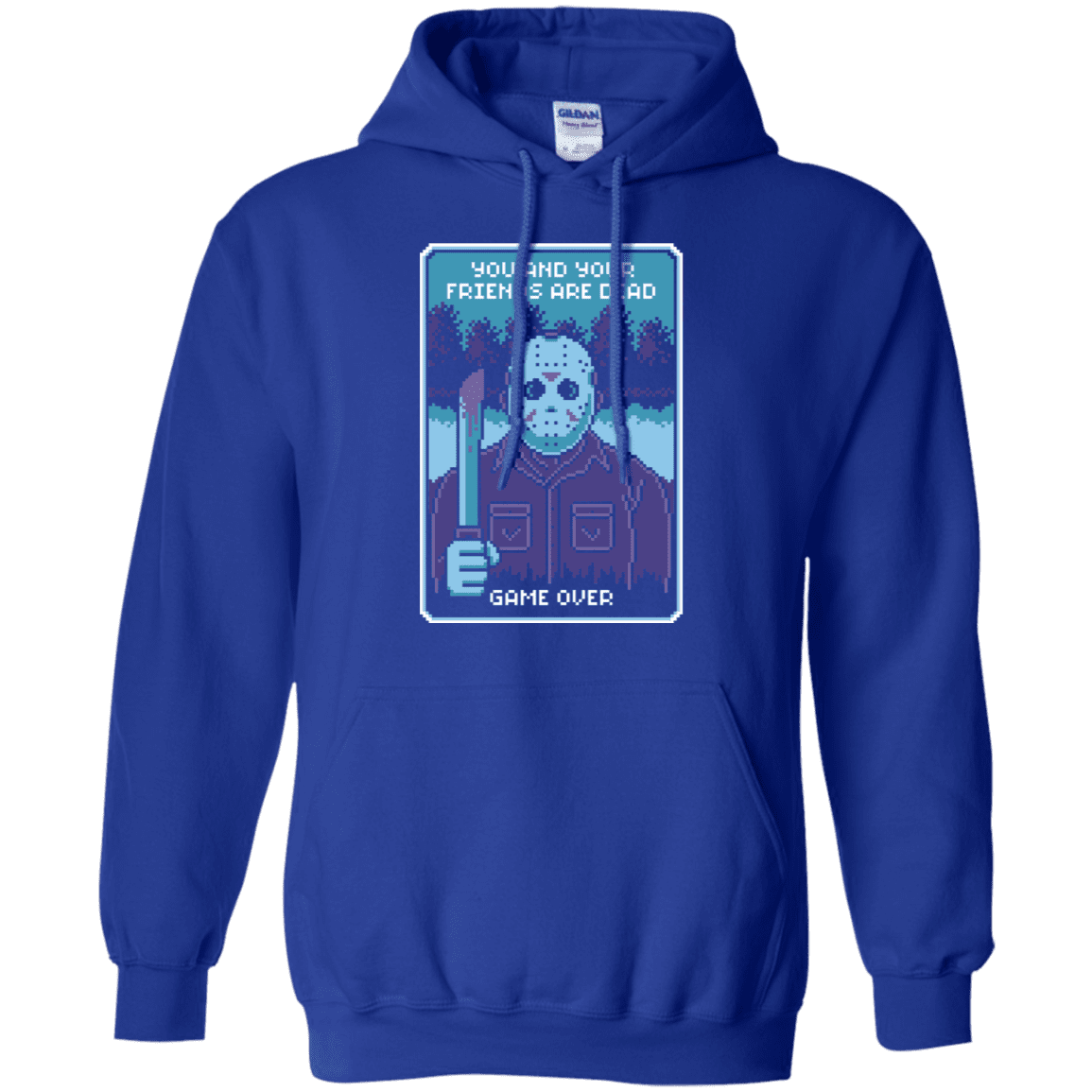 Sweatshirts Royal / S Game Over Pullover Hoodie