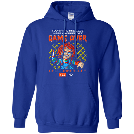 Sweatshirts Royal / S Game Over Pullover Hoodie