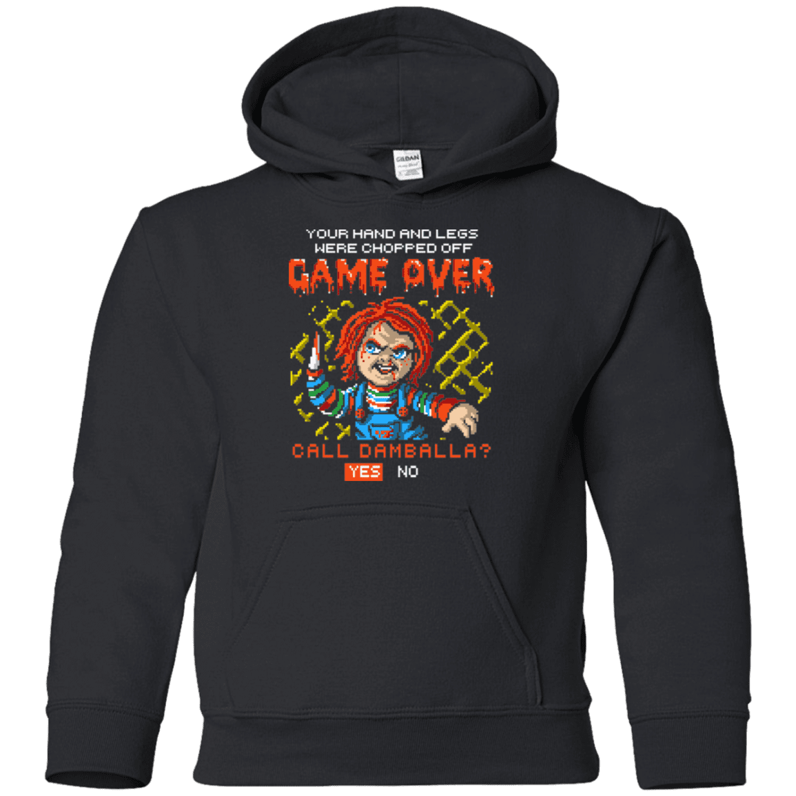 Sweatshirts Black / YS Game Over Youth Hoodie