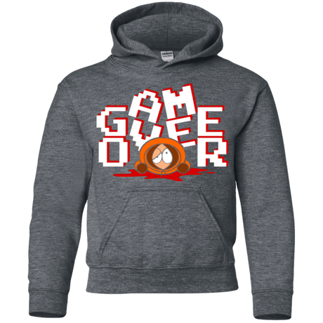 Sweatshirts Dark Heather / YS Game over Youth Hoodie