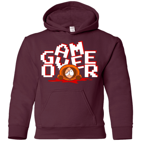 Sweatshirts Maroon / YS Game over Youth Hoodie