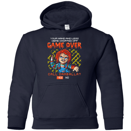 Sweatshirts Navy / YS Game Over Youth Hoodie