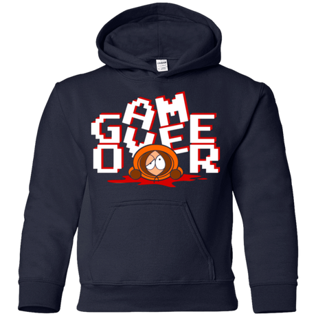 Sweatshirts Navy / YS Game over Youth Hoodie