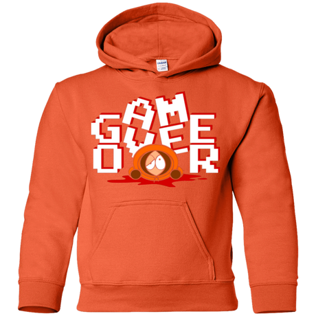 Sweatshirts Orange / YS Game over Youth Hoodie