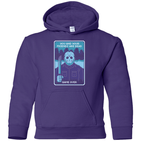 Sweatshirts Purple / YS Game Over Youth Hoodie