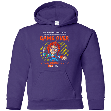 Sweatshirts Purple / YS Game Over Youth Hoodie