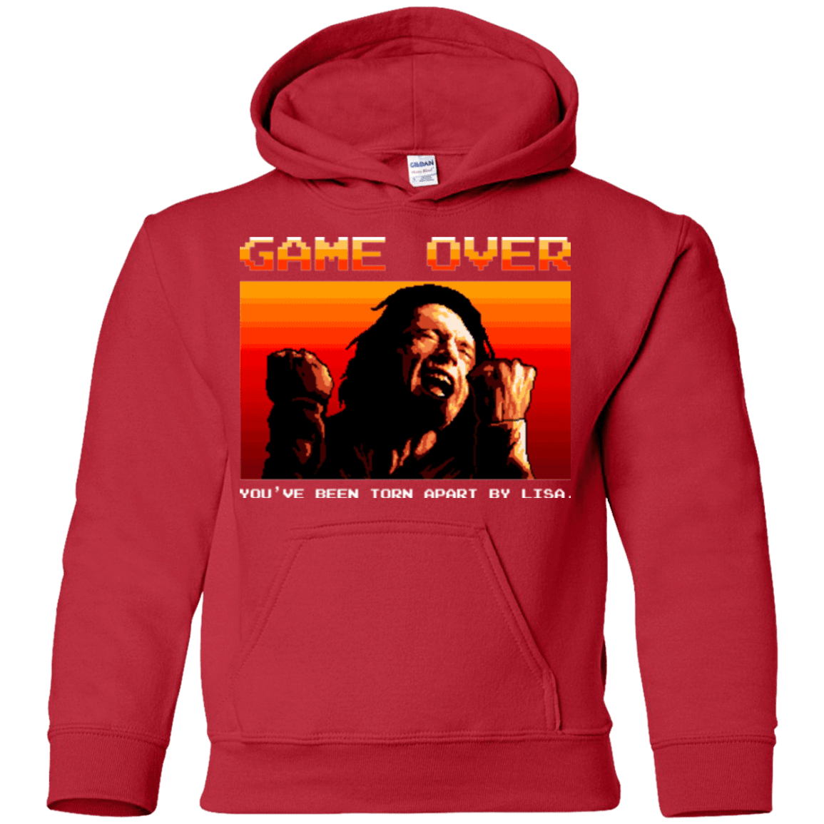 Sweatshirts Red / YS Game Over Youth Hoodie