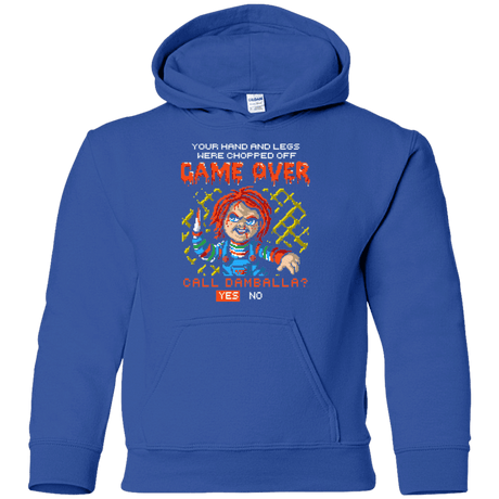 Sweatshirts Royal / YS Game Over Youth Hoodie