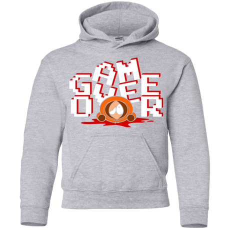 Sweatshirts Sport Grey / YS Game over Youth Hoodie