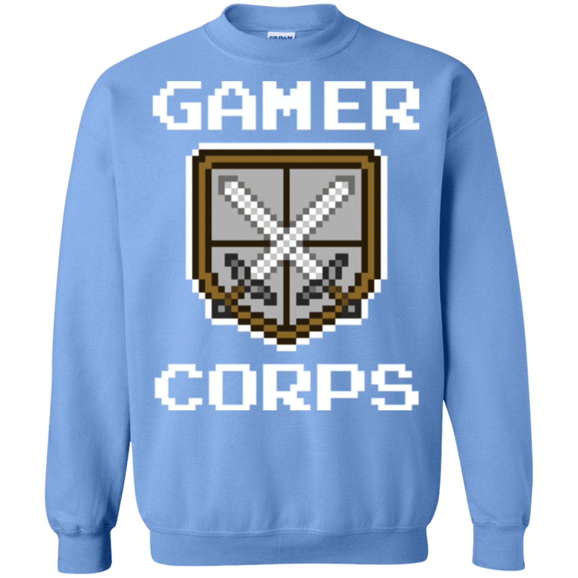 Sweatshirts Carolina Blue / Small Gamer corps Crewneck Sweatshirt