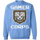 Sweatshirts Carolina Blue / Small Gamer corps Crewneck Sweatshirt