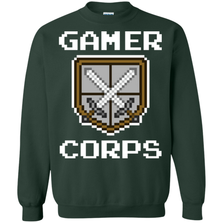 Sweatshirts Forest Green / Small Gamer corps Crewneck Sweatshirt