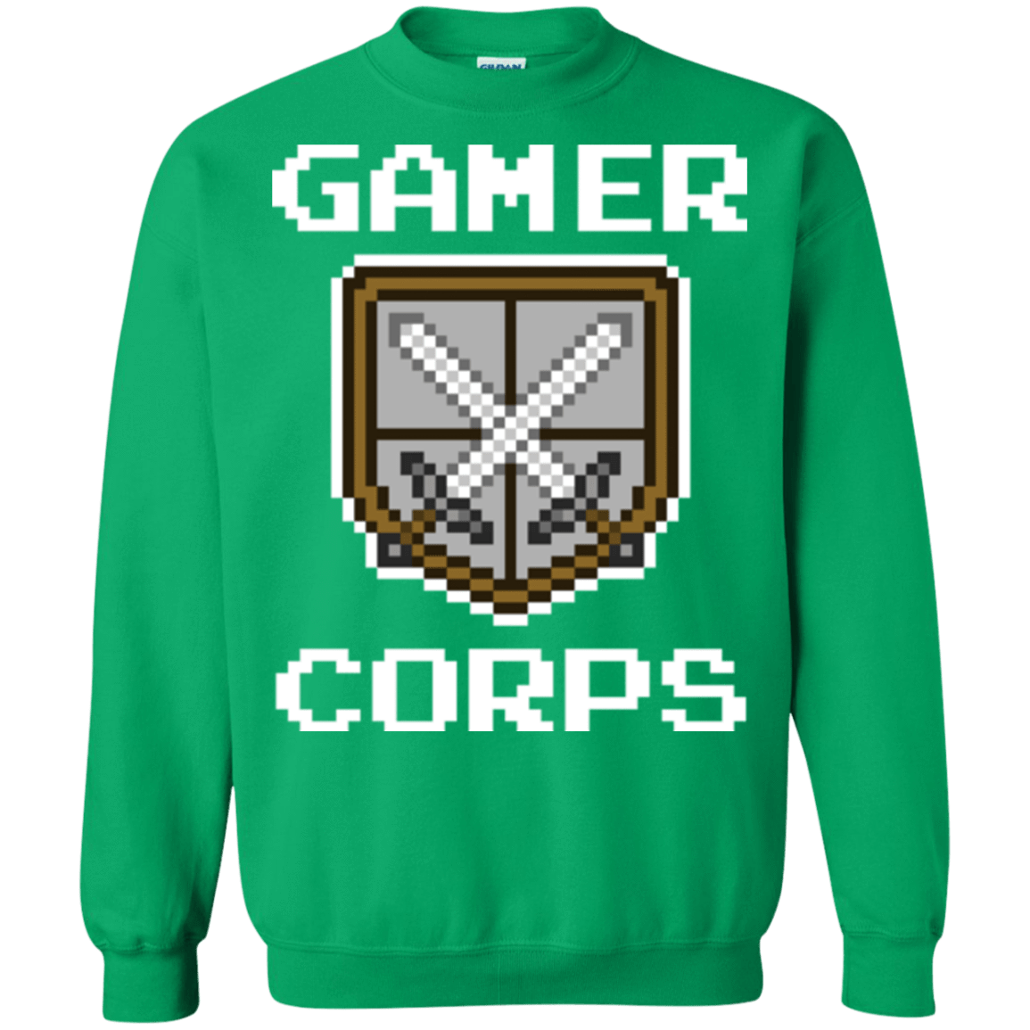 Sweatshirts Irish Green / Small Gamer corps Crewneck Sweatshirt