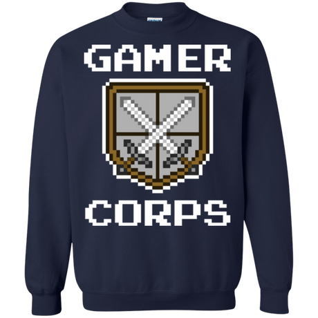 Sweatshirts Navy / Small Gamer corps Crewneck Sweatshirt