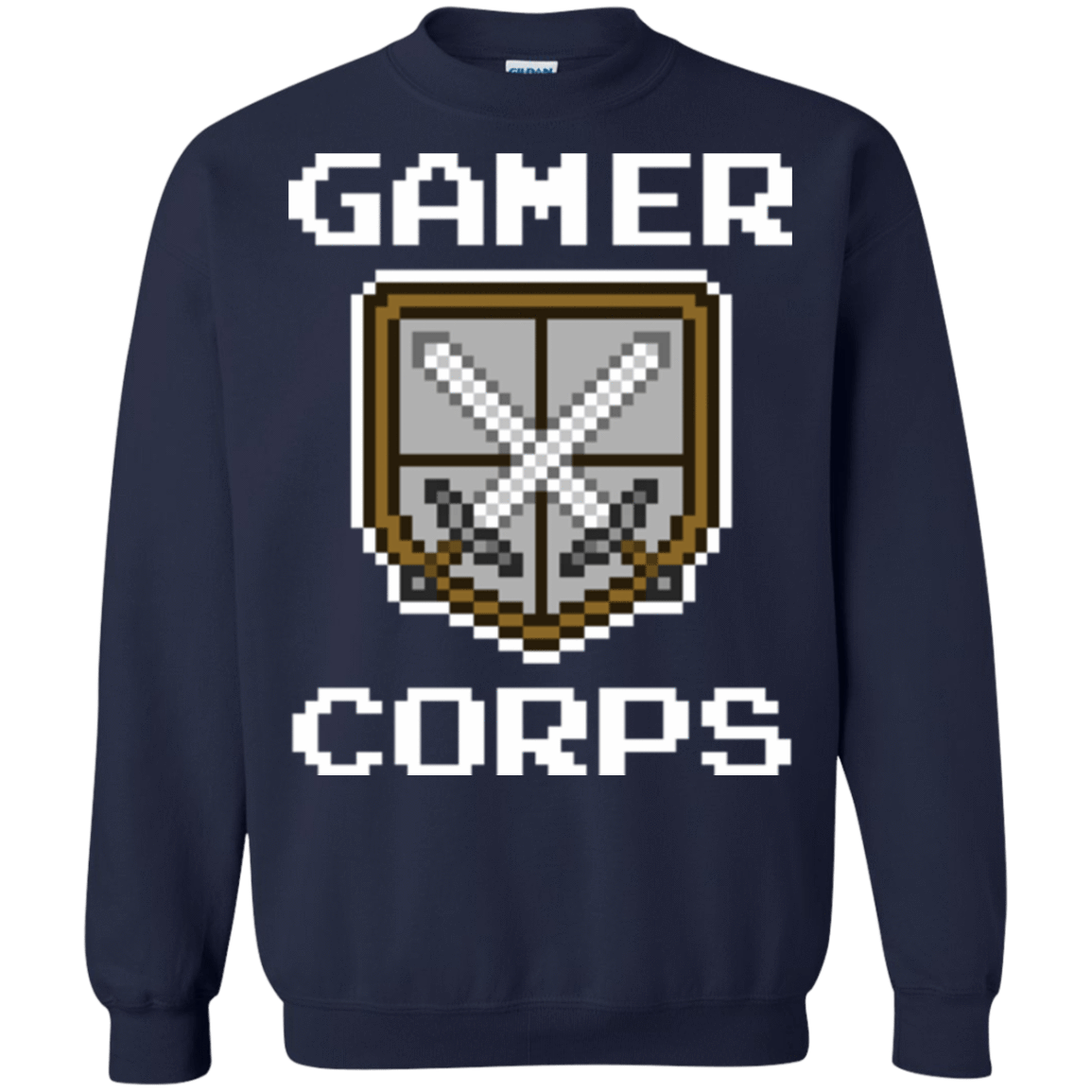Sweatshirts Navy / Small Gamer corps Crewneck Sweatshirt