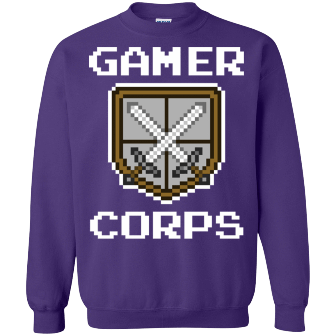 Sweatshirts Purple / Small Gamer corps Crewneck Sweatshirt
