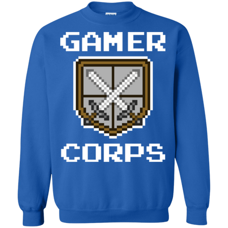 Sweatshirts Royal / Small Gamer corps Crewneck Sweatshirt