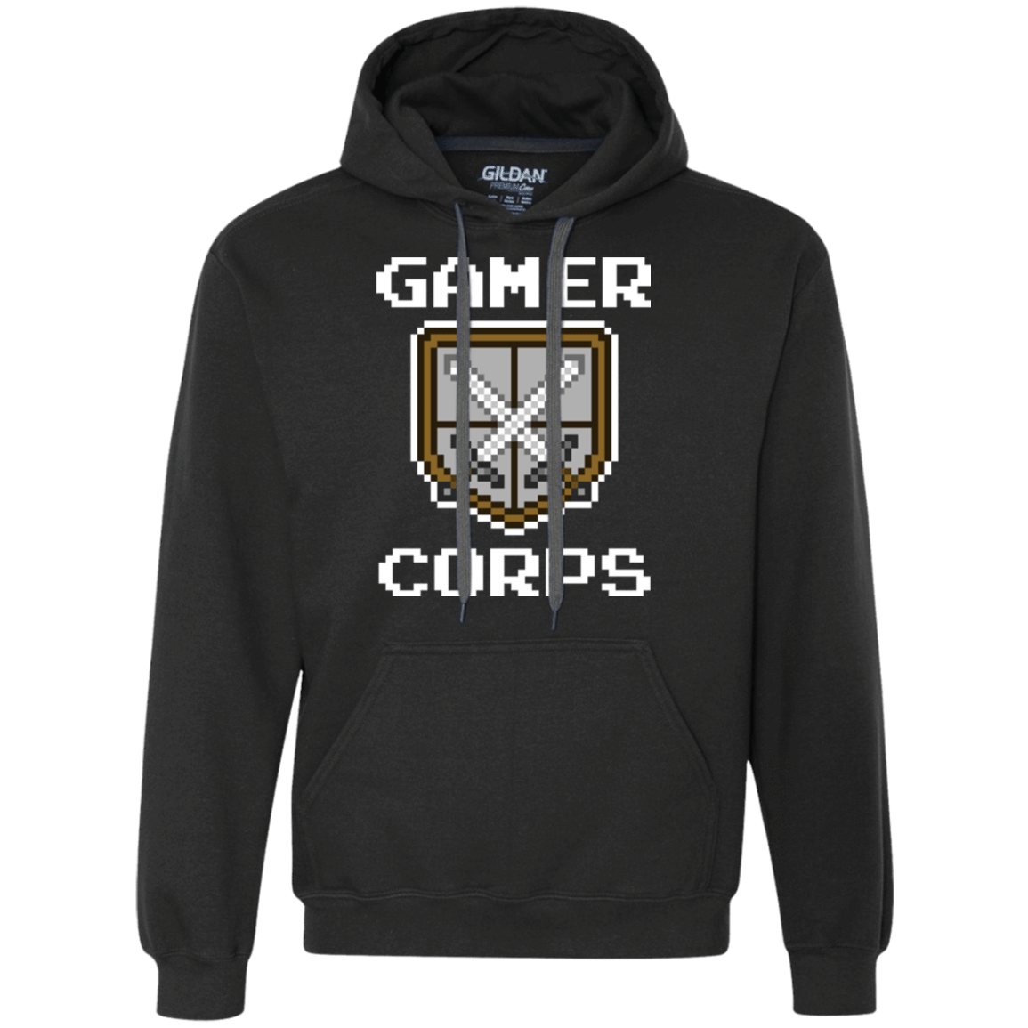 Sweatshirts Black / Small Gamer corps Premium Fleece Hoodie