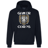 Sweatshirts Navy / Small Gamer corps Premium Fleece Hoodie