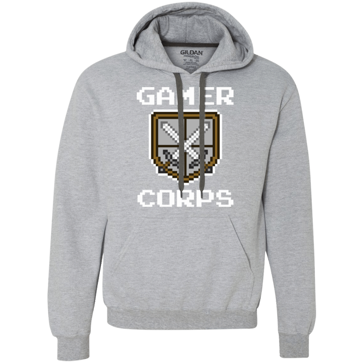 Sweatshirts Sport Grey / Small Gamer corps Premium Fleece Hoodie