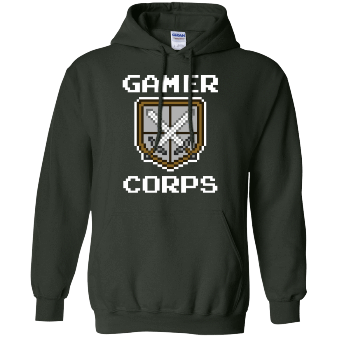 Sweatshirts Forest Green / Small Gamer corps Pullover Hoodie