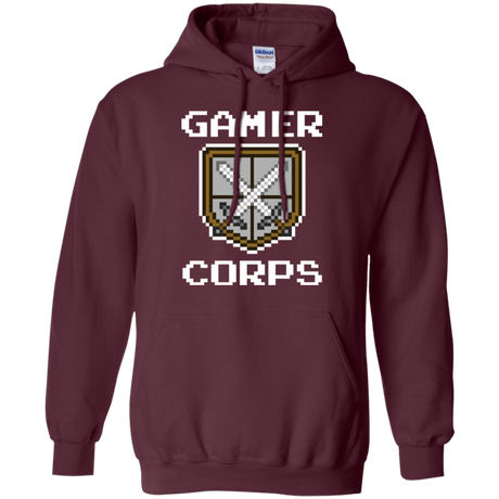Sweatshirts Maroon / Small Gamer corps Pullover Hoodie