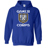 Sweatshirts Royal / Small Gamer corps Pullover Hoodie