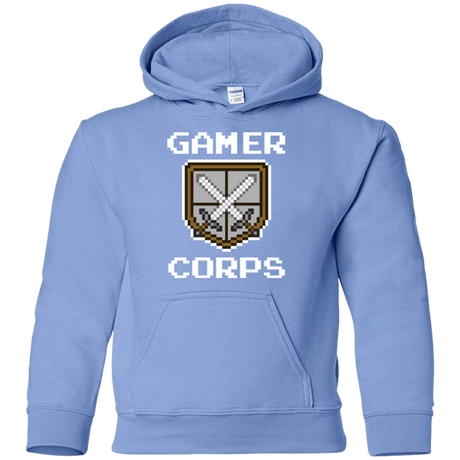 Sweatshirts Carolina Blue / YS Gamer corps Youth Hoodie
