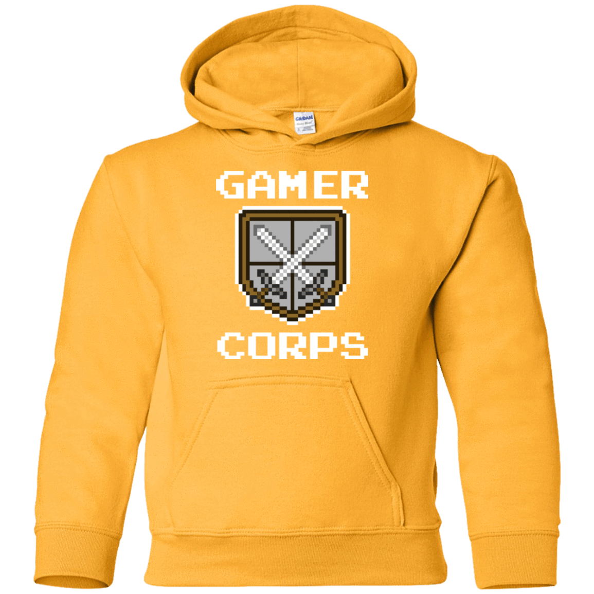 Sweatshirts Gold / YS Gamer corps Youth Hoodie