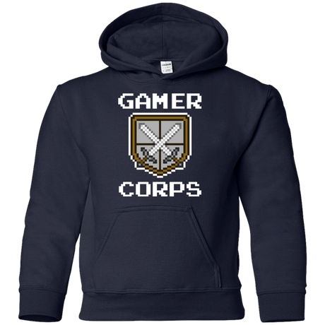Sweatshirts Navy / YS Gamer corps Youth Hoodie