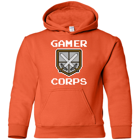 Sweatshirts Orange / YS Gamer corps Youth Hoodie