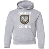 Sweatshirts Sport Grey / YS Gamer corps Youth Hoodie