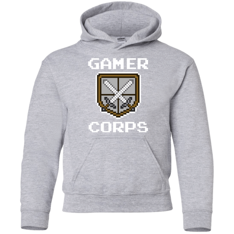 Sweatshirts Sport Grey / YS Gamer corps Youth Hoodie
