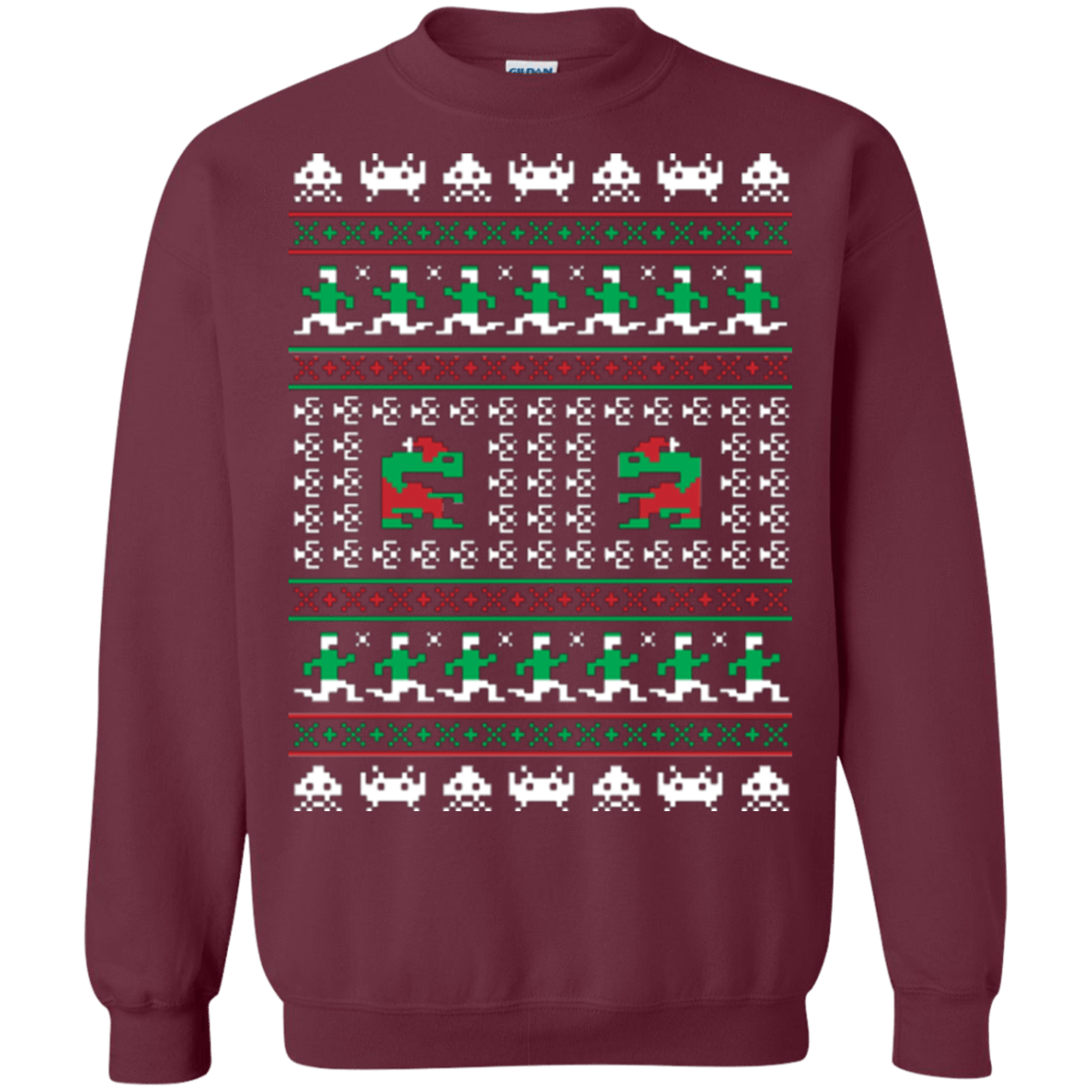 Sweatshirts Maroon / Small Games Of Christmas Past Crewneck Sweatshirt