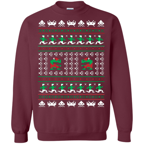 Sweatshirts Maroon / Small Games Of Christmas Past Crewneck Sweatshirt