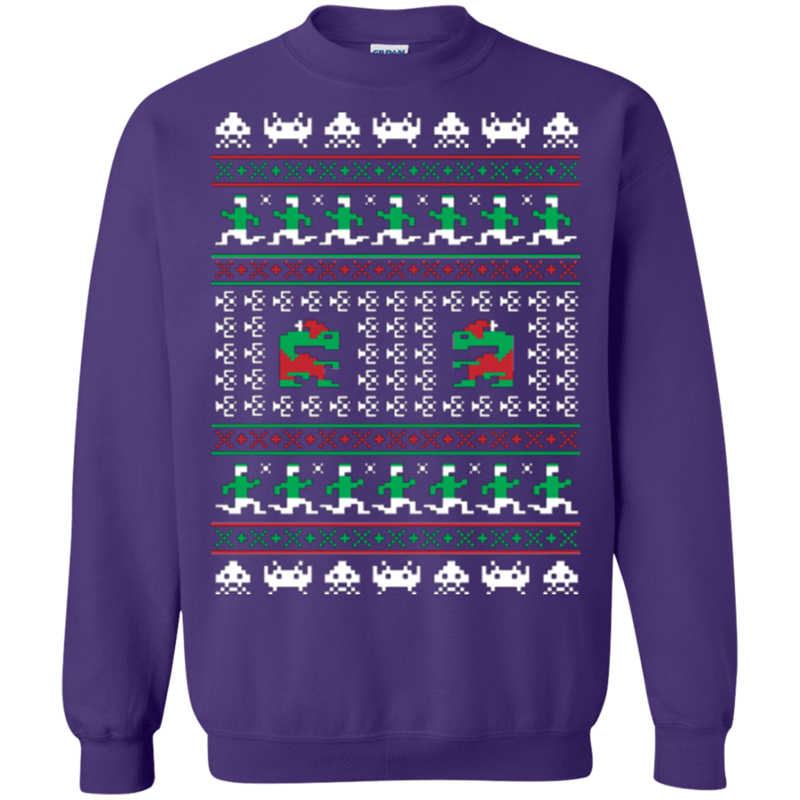 Sweatshirts Purple / Small Games Of Christmas Past Crewneck Sweatshirt