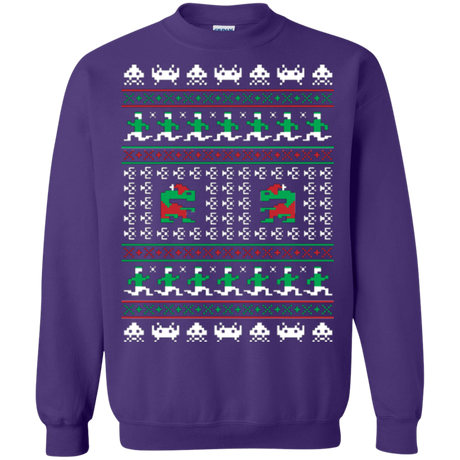 Sweatshirts Purple / Small Games Of Christmas Past Crewneck Sweatshirt