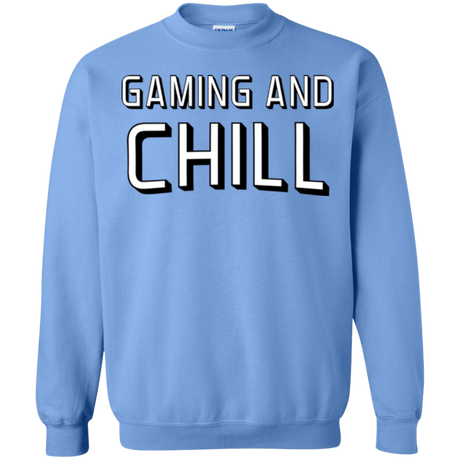 Sweatshirts Carolina Blue / Small Gaming and Chill Crewneck Sweatshirt
