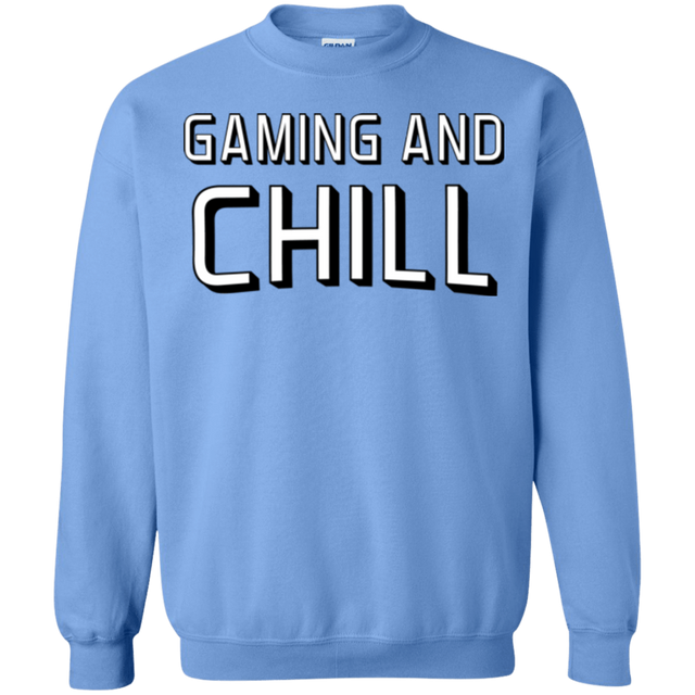 Sweatshirts Carolina Blue / Small Gaming and Chill Crewneck Sweatshirt
